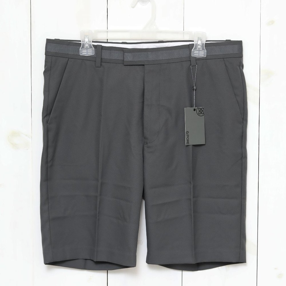 G/Fore GFore Club Golf Shorts Charcoal Gray Size 36 New With Tags NWT